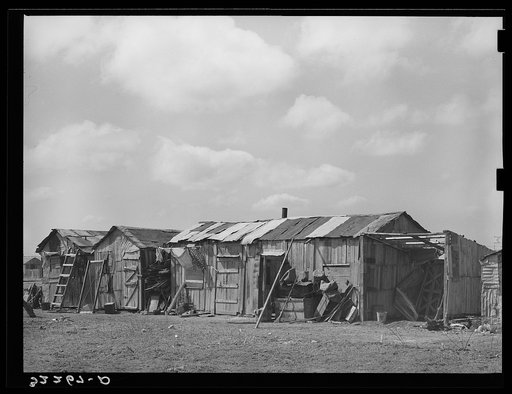 Housing in Mexican district. Robstown, Texas