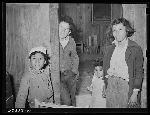 Mexican children. Crystal City, Texas