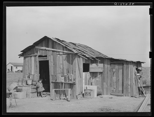 Mexican house on outskirts of San Antonio, Texas