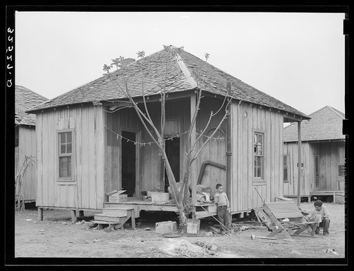 House in Mexican section of San Antonio, Texas
