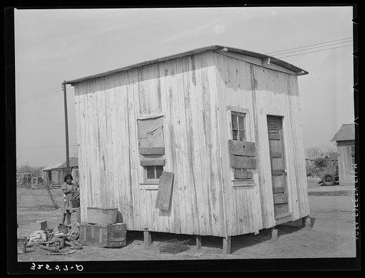 House of Mexican worker. Crystal City, Texas