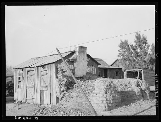 Old Mexican house. Crystal City, Texas