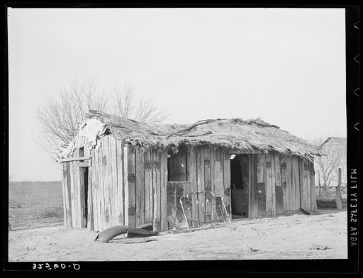 Mexican living quarters. Crystal City, Texas
