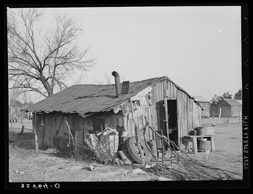 Mexican house. Crystal City, Texas