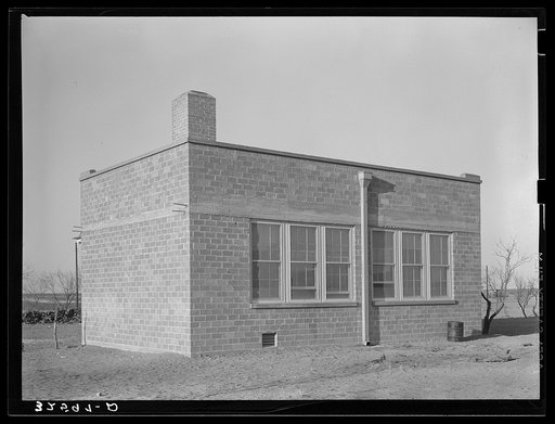 Schoolhouse. El Indio, Texas