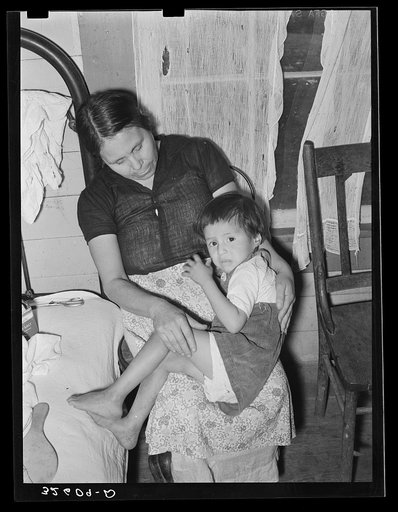 Untitled photo, possibly related to: Mexican mother and child. San Antonio, Texas