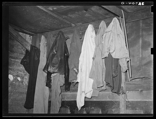 Clothes of Negro sharecropper's family. Near Marshall, Texas
