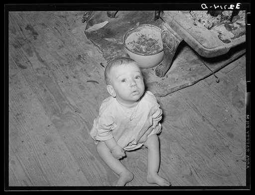Child of family on relief living near Jefferson, Texas