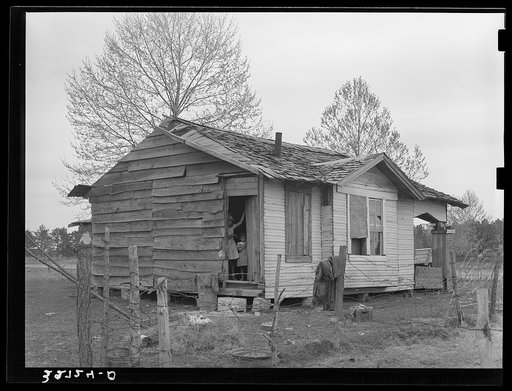 Home of Negro sharecropper near Marshall, Texas