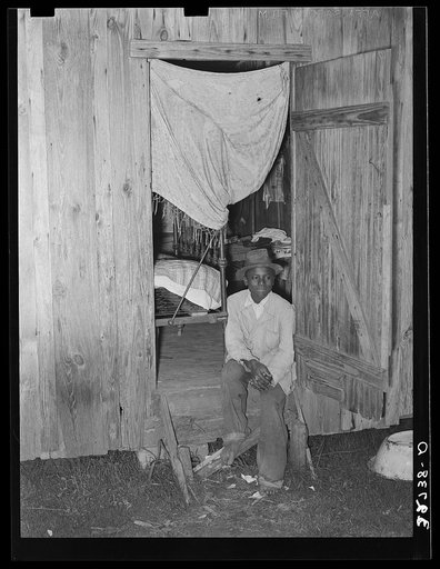 Negro strawberry workers' bunkhouse. Hammond, Louisiana