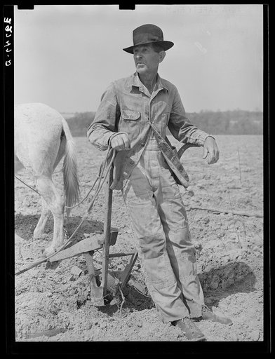 Tenant farmer on thirds and fourths near Marshall, Texas