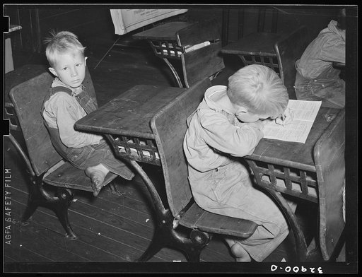 Children in rural school. San Augustine County, Texas