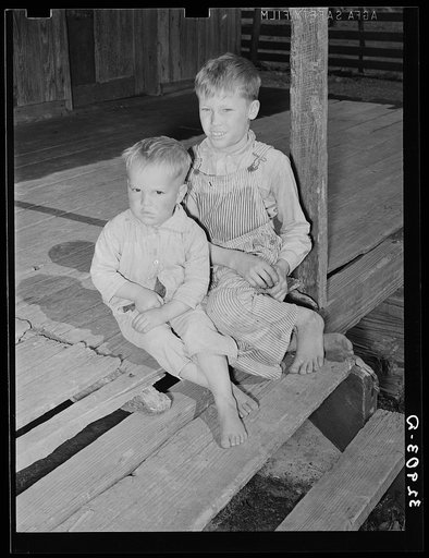 Farm children. San Augustine County, Texas. These children all have hookworm