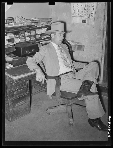Sherriff. San Augustine County, Texas