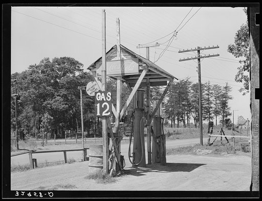 Service station. San Augustine, Texas