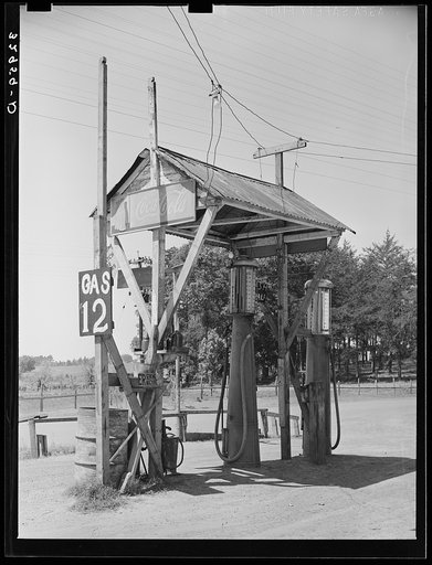 Service station. San Augustine, Texas