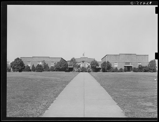 High school. San Augustine, Texas