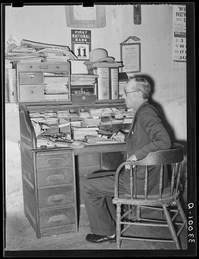 Newspaper editor. San Agustine, Texas