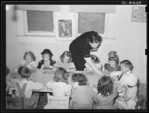 Primary Sunday school class. San Augustine, Texas