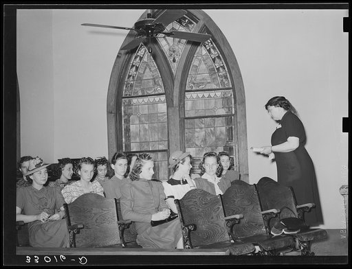 Sunday school class. San Augustine, Texas