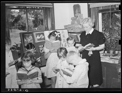Children in grade school. San Augustine, Texas