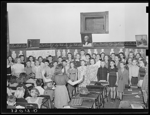 Grade school glee club. San Augustine, Texas