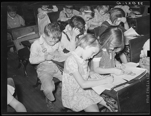 Grade schoolchildren. San Augustine, Texas