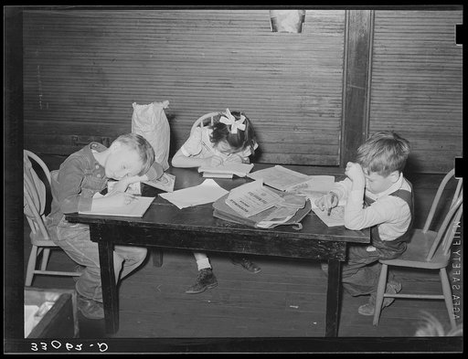 Kindergarden children. Grade school, San Augustine, Texas