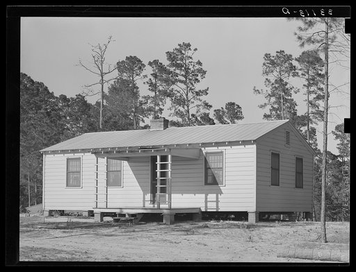 Home of FSA (Farm Security Administration) client. Sabine Farms, Marshall, Texas