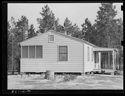 Home of FSA (Farm Security Administration) client. Sabine Farms, Marshall, Texas