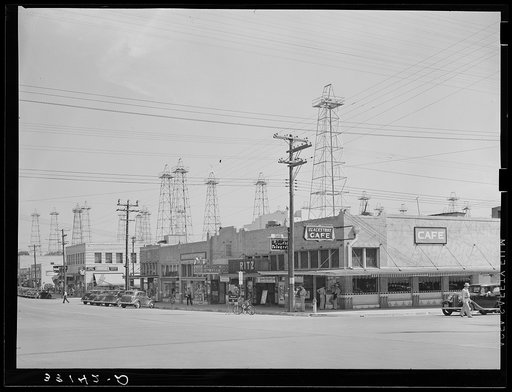 Street scene. Kilgore, Texas