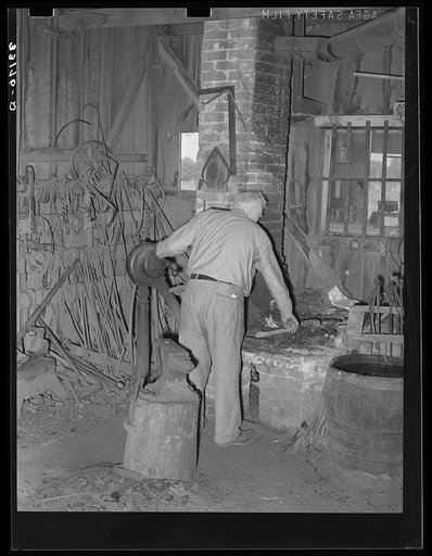 Blacksmith shop. Marshall, Texas