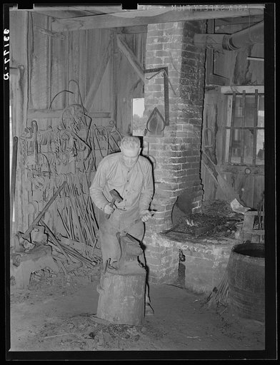 Blacksmith shop. Marshall, Texas