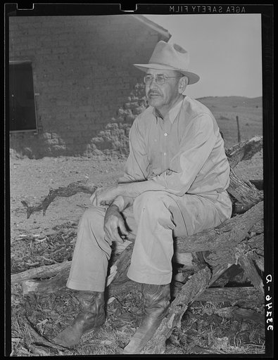 Owner of the "Walking X" Ranch. Marfa, Texas
