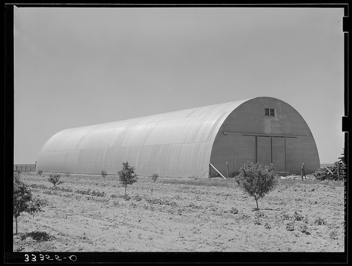 Feed barn on 4900 acre farm near Ralls, Texas