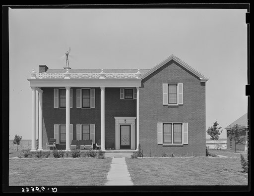 Home of owner of 4900 acre farm near Ralls, Texas