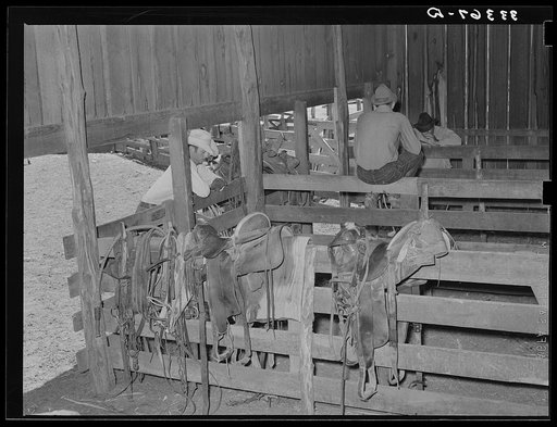 Saddle room. SMS Ranch, Spur, Texas
