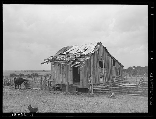 Barn of tenant farmer near Warner, Oklahoma