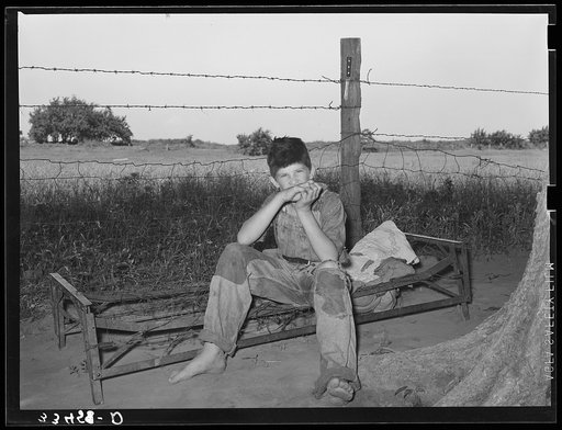 Son of day laborer living in Arkansas River bottoms near Webbers Falls. Muskogee County, Oklahoma