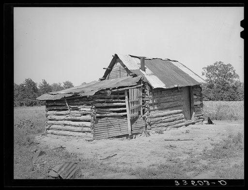 Home of agricultural day laborer. McIntosh County, Oklahoma