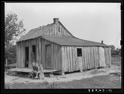Home of agricultural day laborer in McIntosh County, Oklahoma