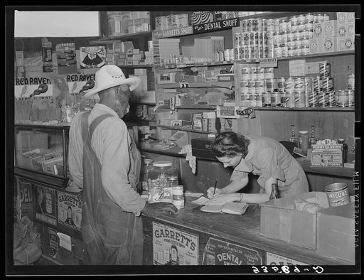 Untitled photo, possibly related to: Country store. Wagoner County, Oklahoma