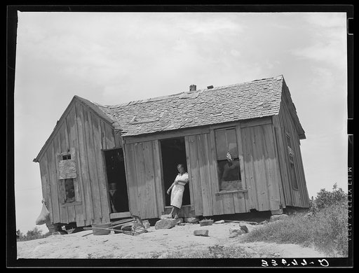 Home of Negro agricultural day laborer. Wagoner County, Oklahoma