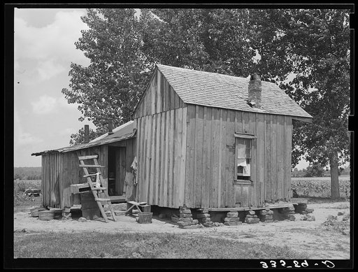 Home of Negro small farm owner near Vian, Oklahoma