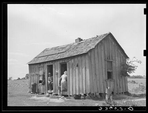 Untitled photo, possibly related to: Home of Negro agricultural day laborer. Wagoner County, Oklahoma