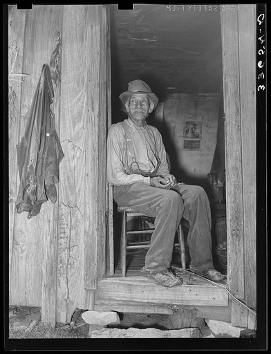 Old Negro agricultural day laborer. Wagoner County, Oklahoma