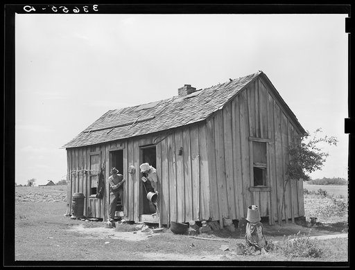 Home of Negro agricultural day laborer. Wagoner County, Oklahoma