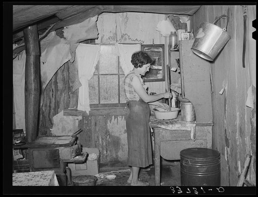 Wife of sharecropper in Muskogee County, Oklahoma