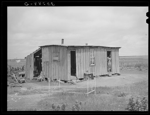Home of Negro WPA (Works Progress Administration/Work Projects Administration) worker. Muskogee County, Oklahoma