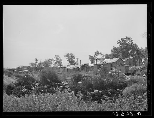 Part of Mays Avenue camp with dump in foreground. Oklahoma City, Oklahoma. Refer to general caption no. 21